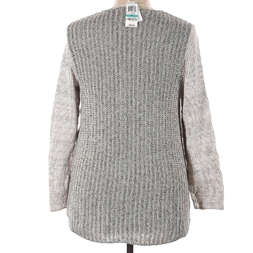 NWT Style & Co.‎ Beige Multi Marled Seamed Sweater 0X